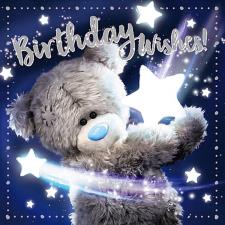3D Holographic Bear With Stars Me to You Bear Birthday Card Image Preview